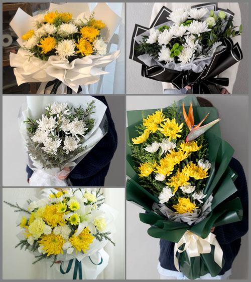 贵州毕节市赫章县财神镇咪途村白事花束代送